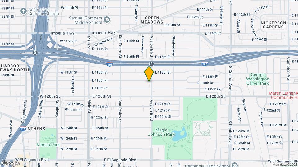 11863 Avalon Blvd Map and Location Details