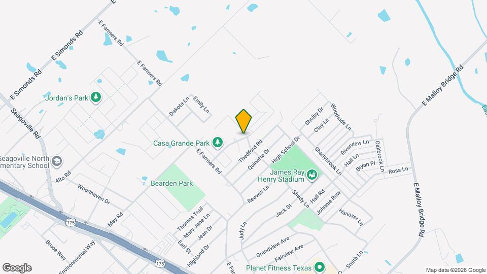 1501 Shady Ln Map and Location Details