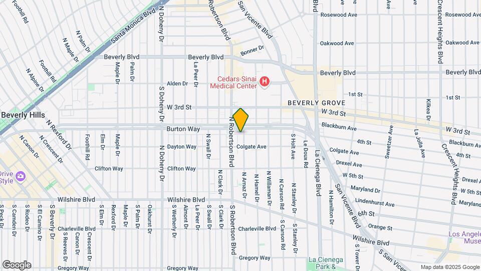 415 Arnaz Dr Map and Location Details