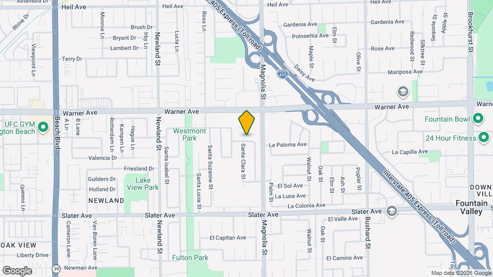 8921 La Paloma Ave Map and Location Details