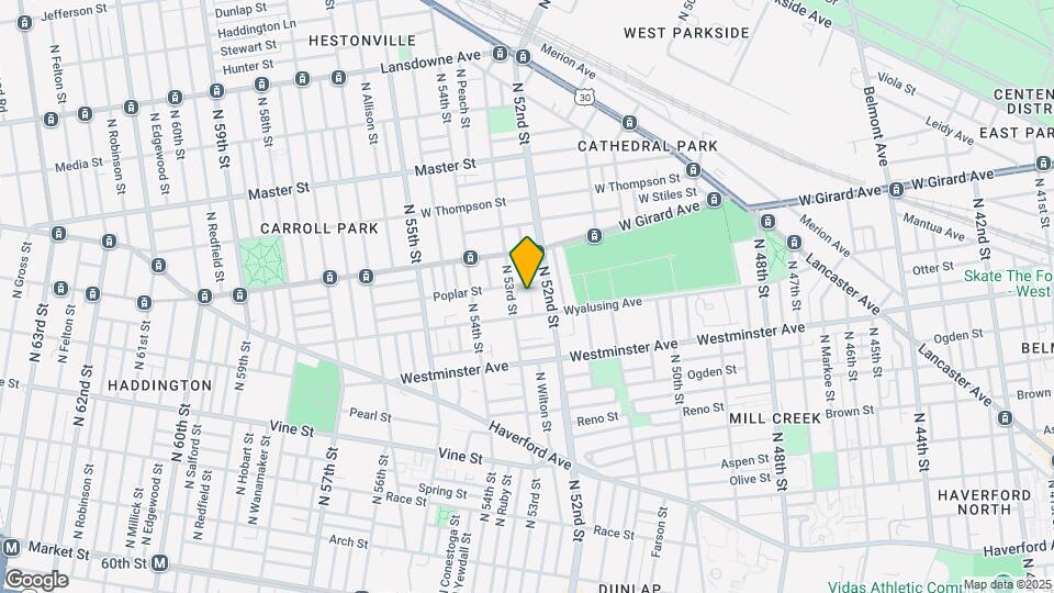 620 N Wilton St Map and Location Details