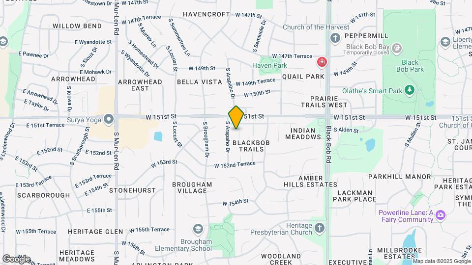15114 S Navaho Dr Map and Location Details