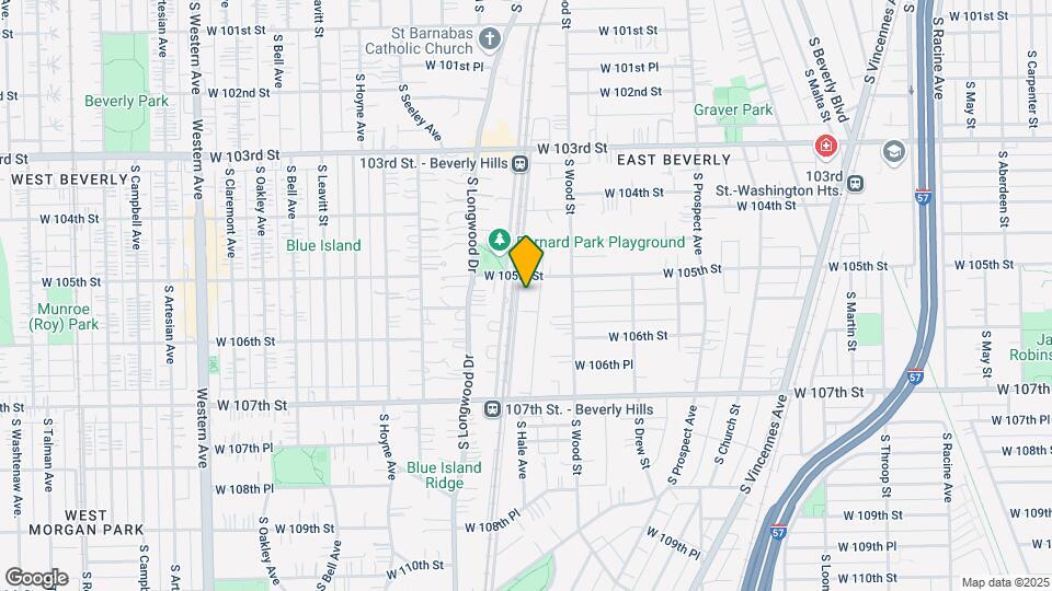 10511 S Hale Ave Map and Location Details