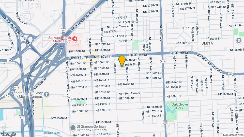 255 NE 164th Ter Mapa y Detalles de la Ubicación