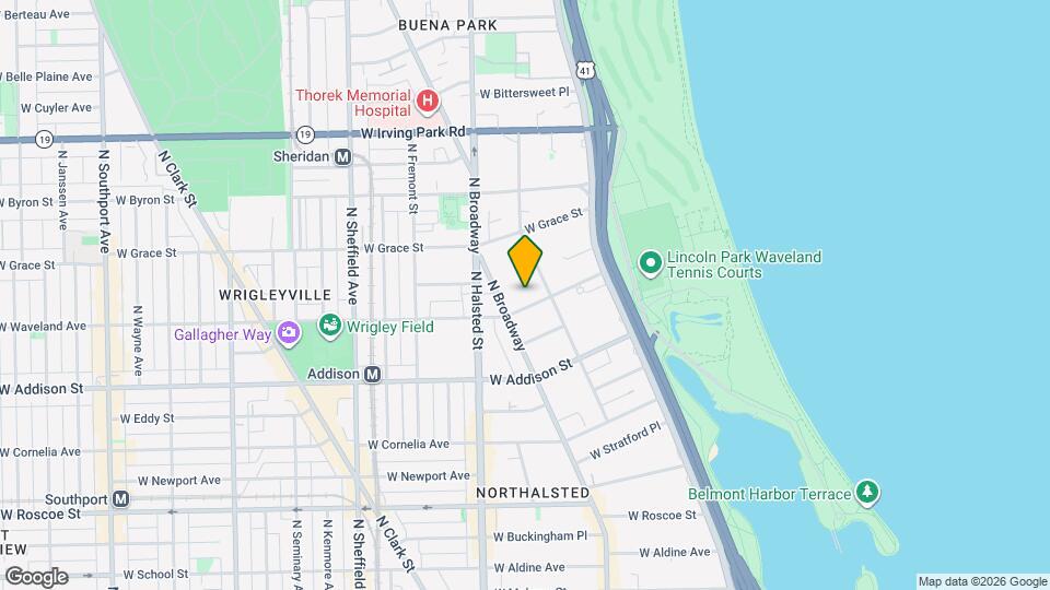 720 W Waveland Ave Mapa y Detalles de la Ubicación