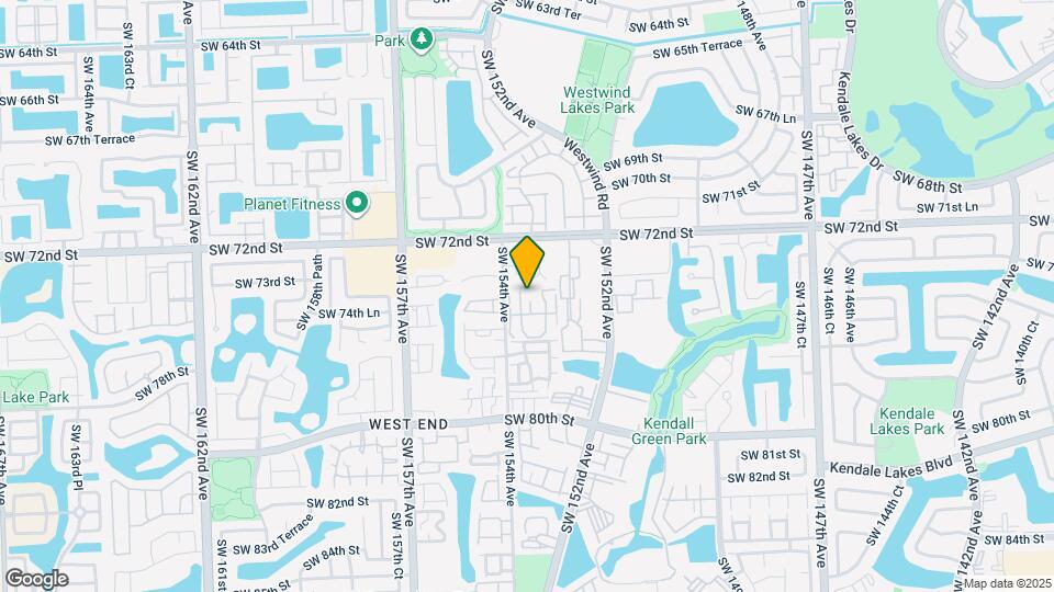 7445 SW 153rd Pl Map and Location Details