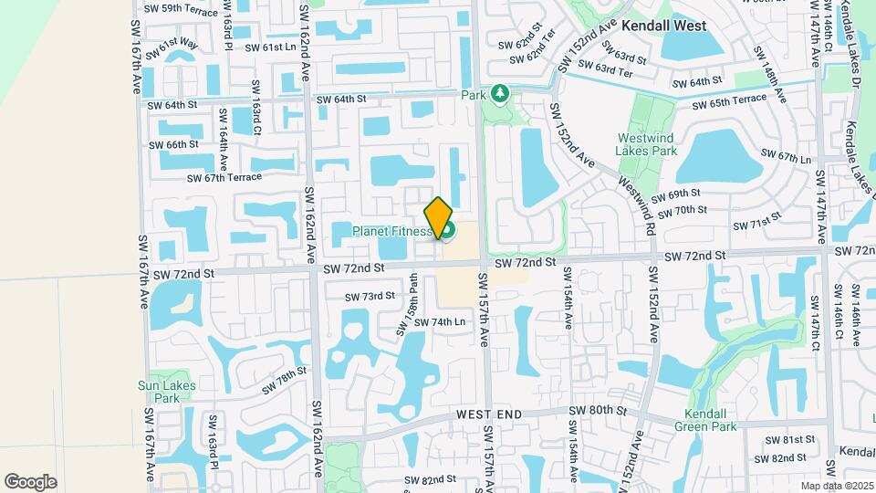 7121 SW 158th Ct Map and Location Details