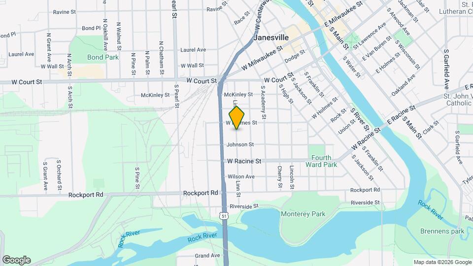 317 Linn St Map and Location Details