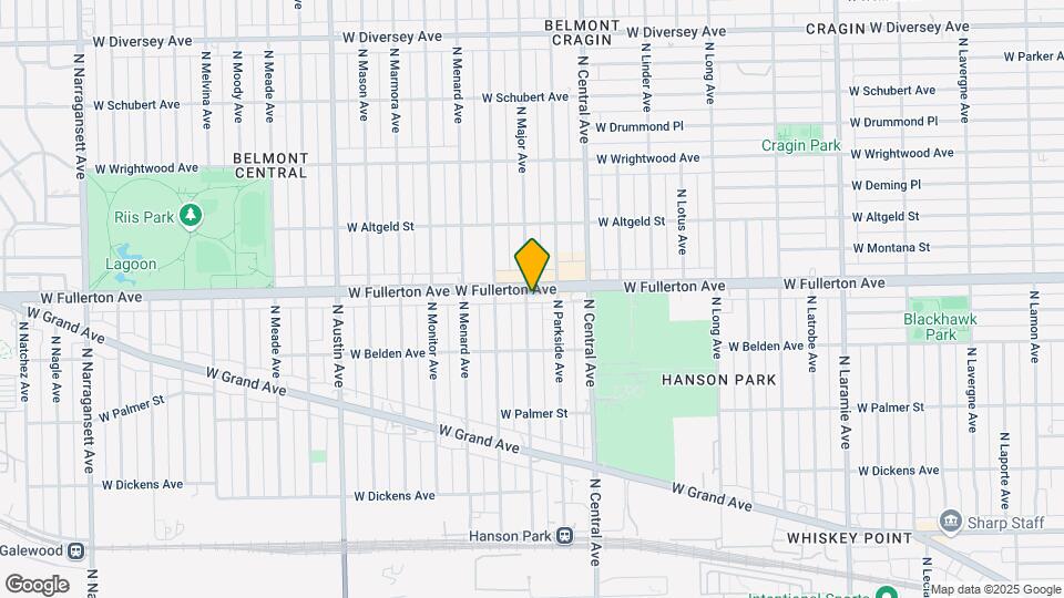 5657 W Fullerton Ave Mapa y Detalles de la Ubicación