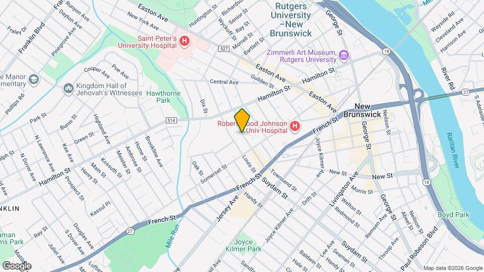 54 Harvey St Map and Location Details