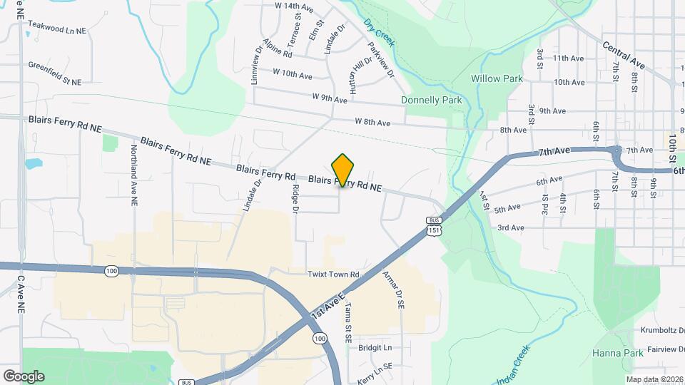 401 Hilltop Rd Map and Location Details