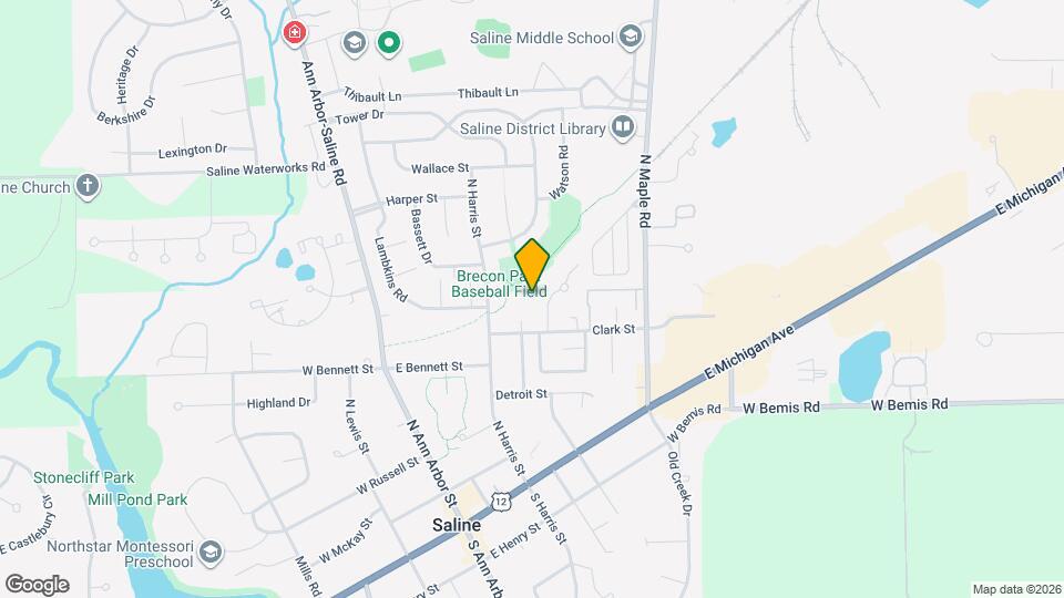 511 Park Pl Map and Location Details