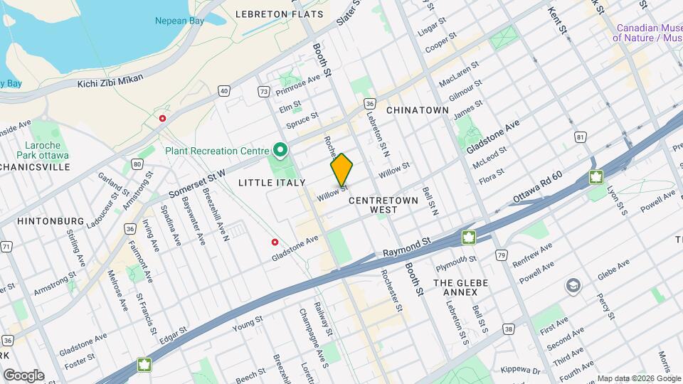 118 Willow St Map and Location Details