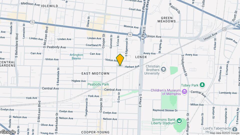 2227 Harbert Ave Map and Location Details