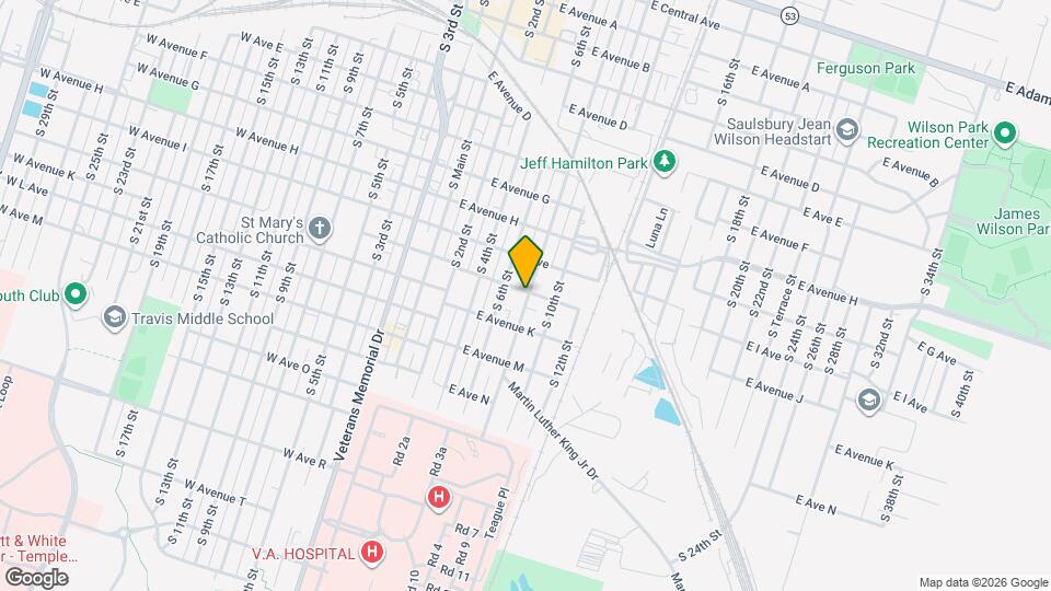 1000 Martin Luther King Jr Dr Map and Location Details