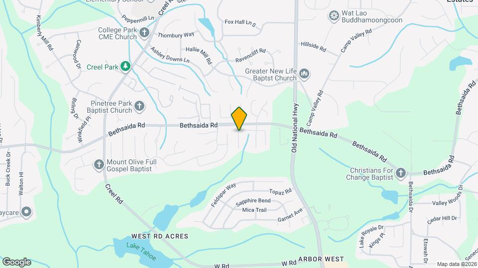 2550 Wood Bend Ln Map and Location Details
