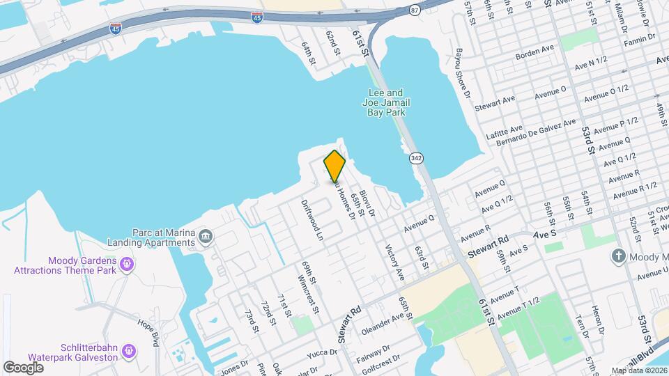1621 Bayou Homes Dr Mapa y Detalles de la Ubicación