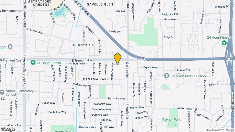 880 E Fremont Ave, Unit 619 Map and Location Details