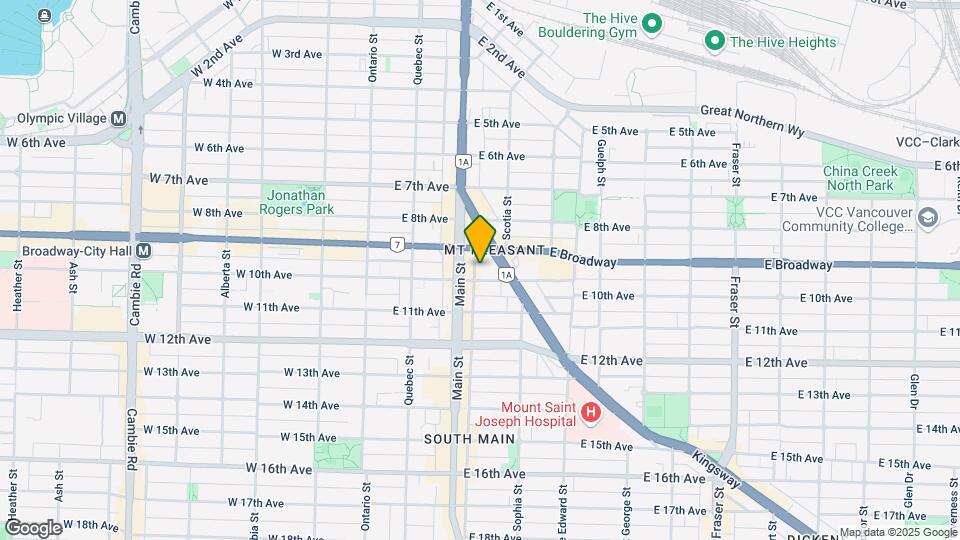 285 E 10th Ave Map and Location Details