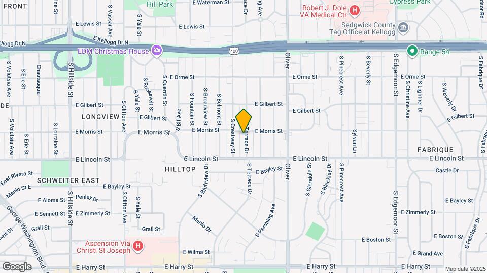 809 S Terrace Dr Map and Location Details