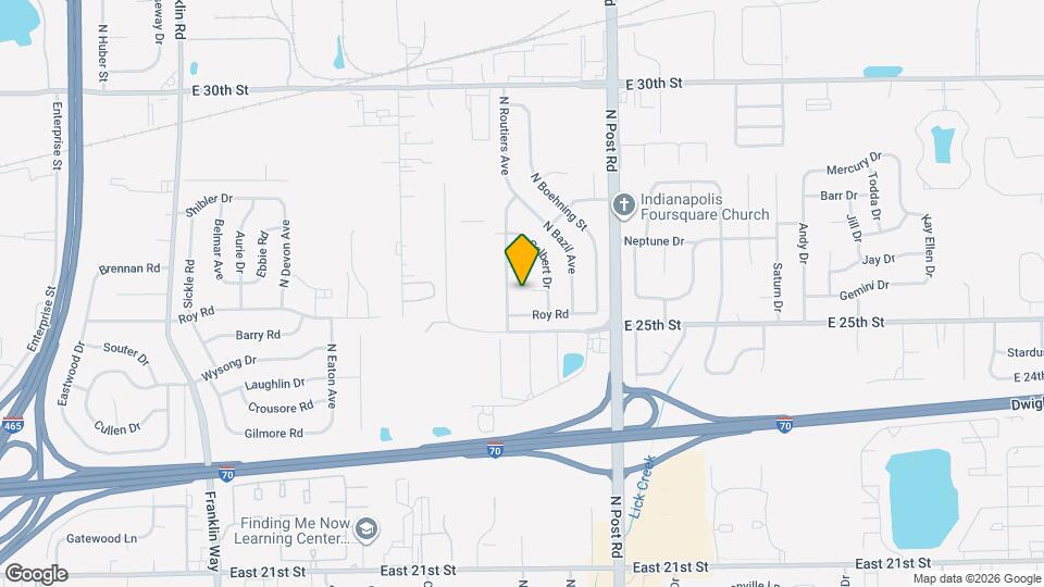 8805 Calbert Ct Map and Location Details