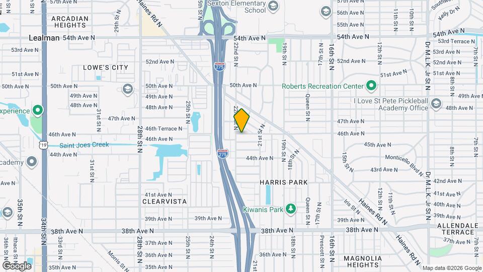 2162 46th Ave N Map and Location Details