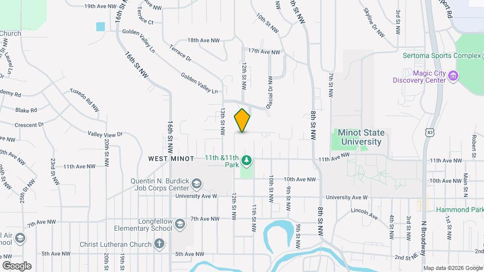 1115 Delmar Ct NW, Unit Unit 2 Map and Location Details