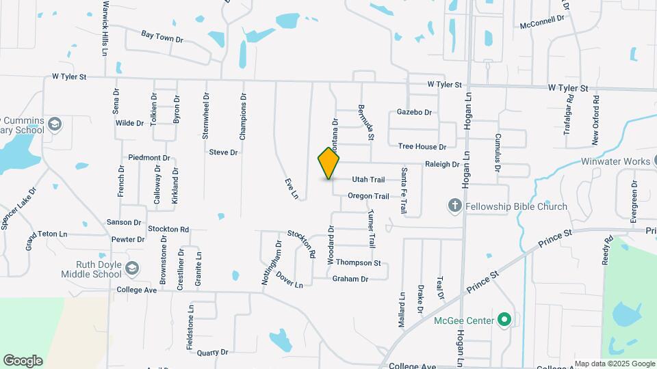1035 Montana Dr Map and Location Details