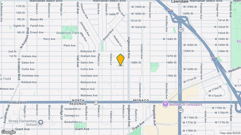 2619 Curtis Ave Mapa y Detalles de la Ubicación