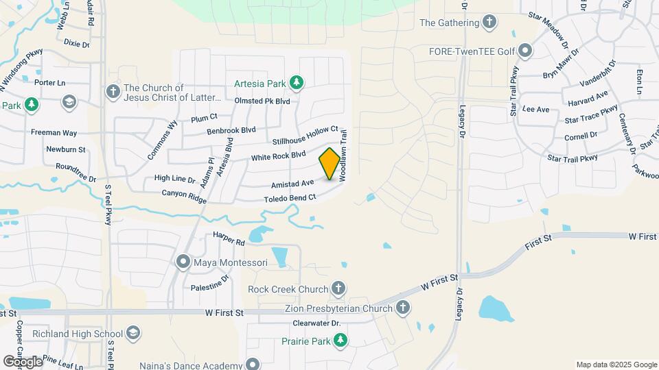 16621 Toledo Bend Ct Map and Location Details