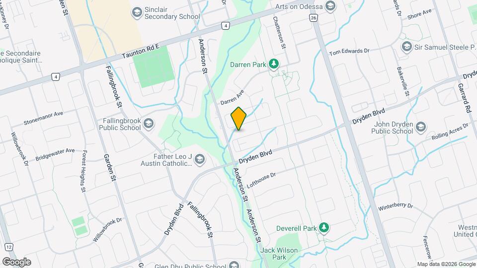 59 Mountainside Cres Map and Location Details