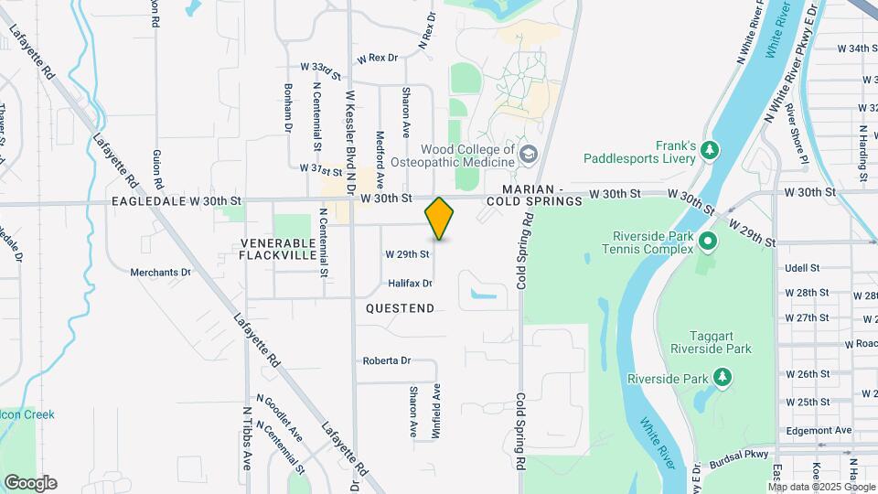 2905 N Warman Ave Map and Location Details