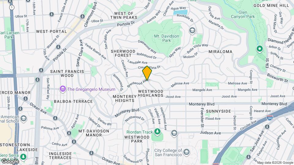 385 Hazelwood Ave Map and Location Details