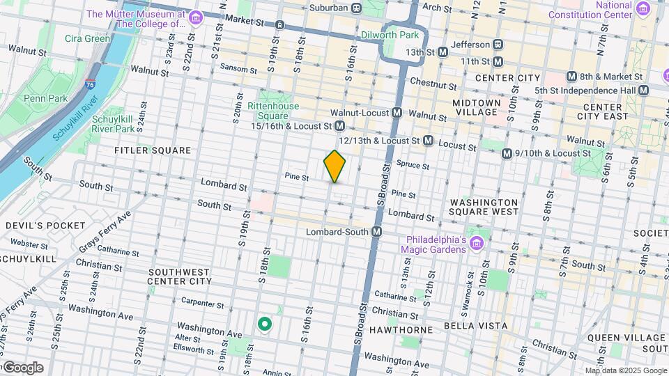 1736 Pine St Map and Location Details