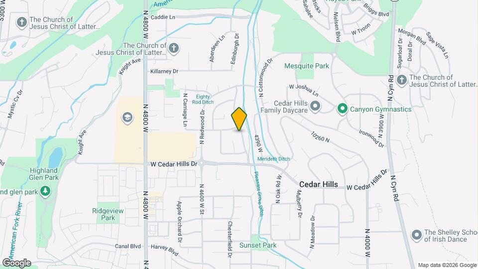 10207 N Forest Creek Dr Mapa y Detalles de la Ubicación