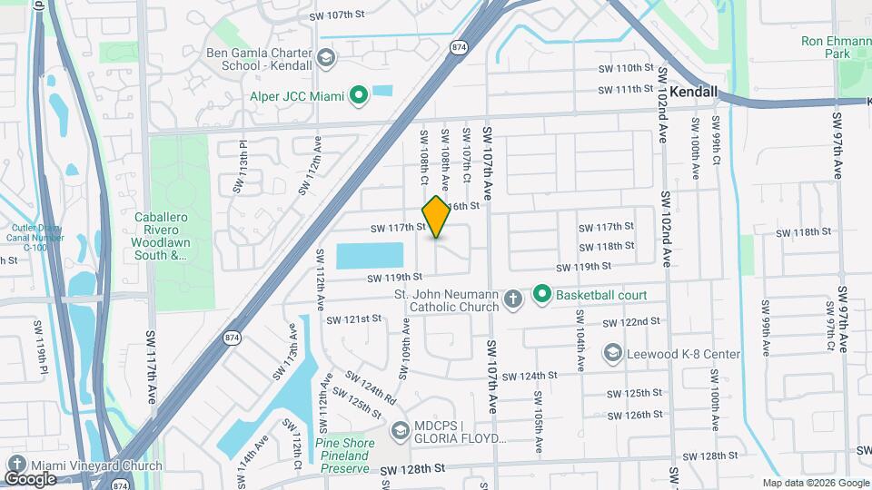 12254 SW 118th St Map and Location Details