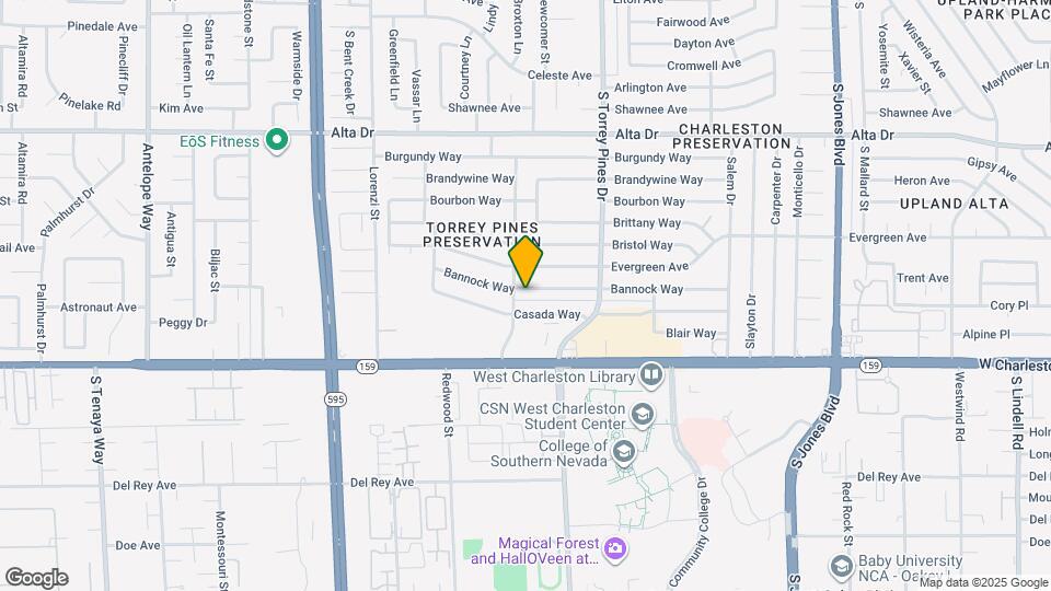 6453 Bannock Way Map and Location Details