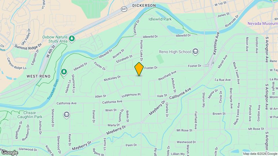 635 Hunter Lake Dr Map and Location Details