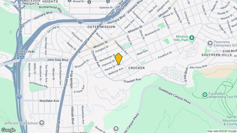 161 Peoria St Map and Location Details