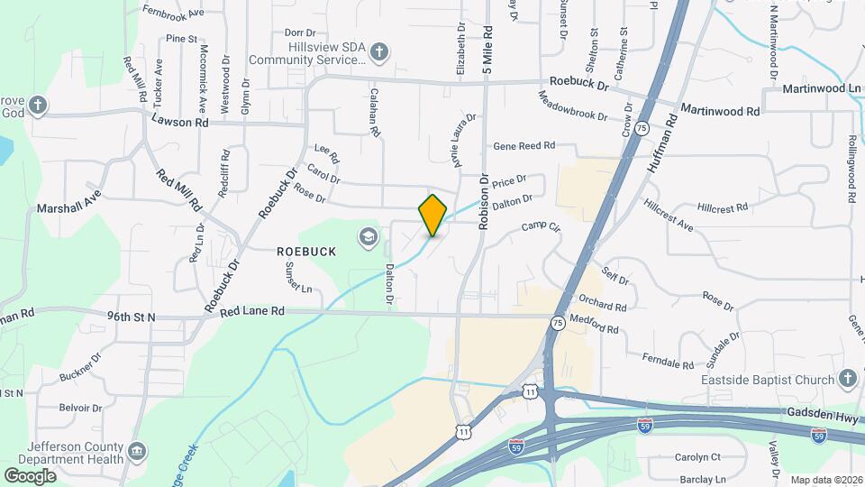 216 Sanford Dr Map and Location Details