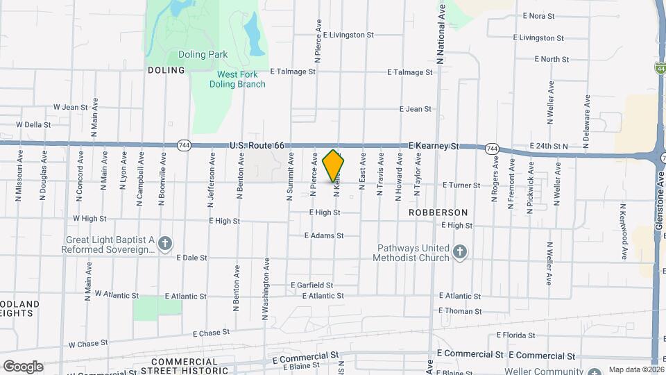 2243 N Kellett Ave Mapa y Detalles de la Ubicación