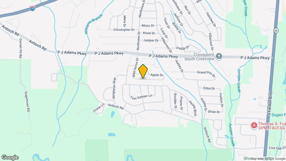 418 Apple Dr Mapa y Detalles de la Ubicación