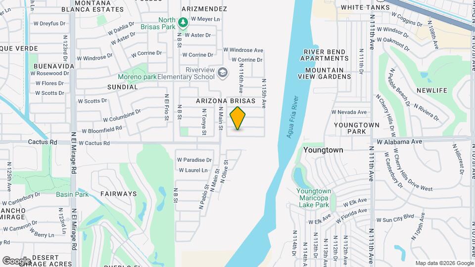 11610 W Wethersfield Rd Map and Location Details