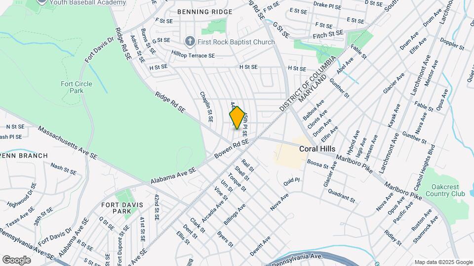1316 44th Pl SE Mapa y Detalles de la Ubicación