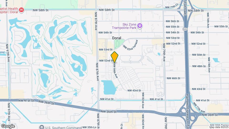 5152 NW 84th Ave Map and Location Details