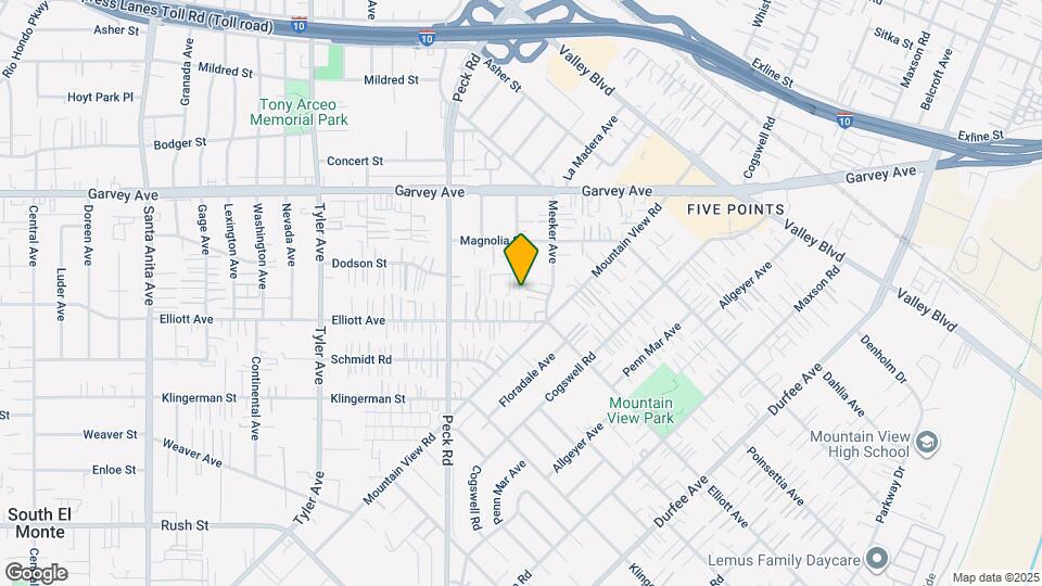 11506 Dodson St Map and Location Details