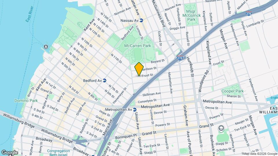 24 Frost St Map and Location Details