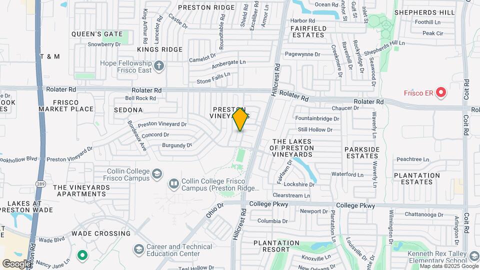 6905 Cinnabar Dr Map and Location Details