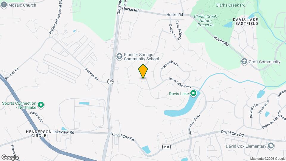 9714 Spring Crest Ct Map and Location Details