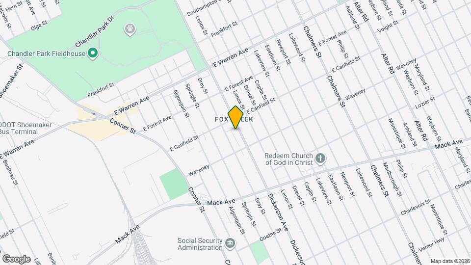 4381 Dickerson Ave Map and Location Details